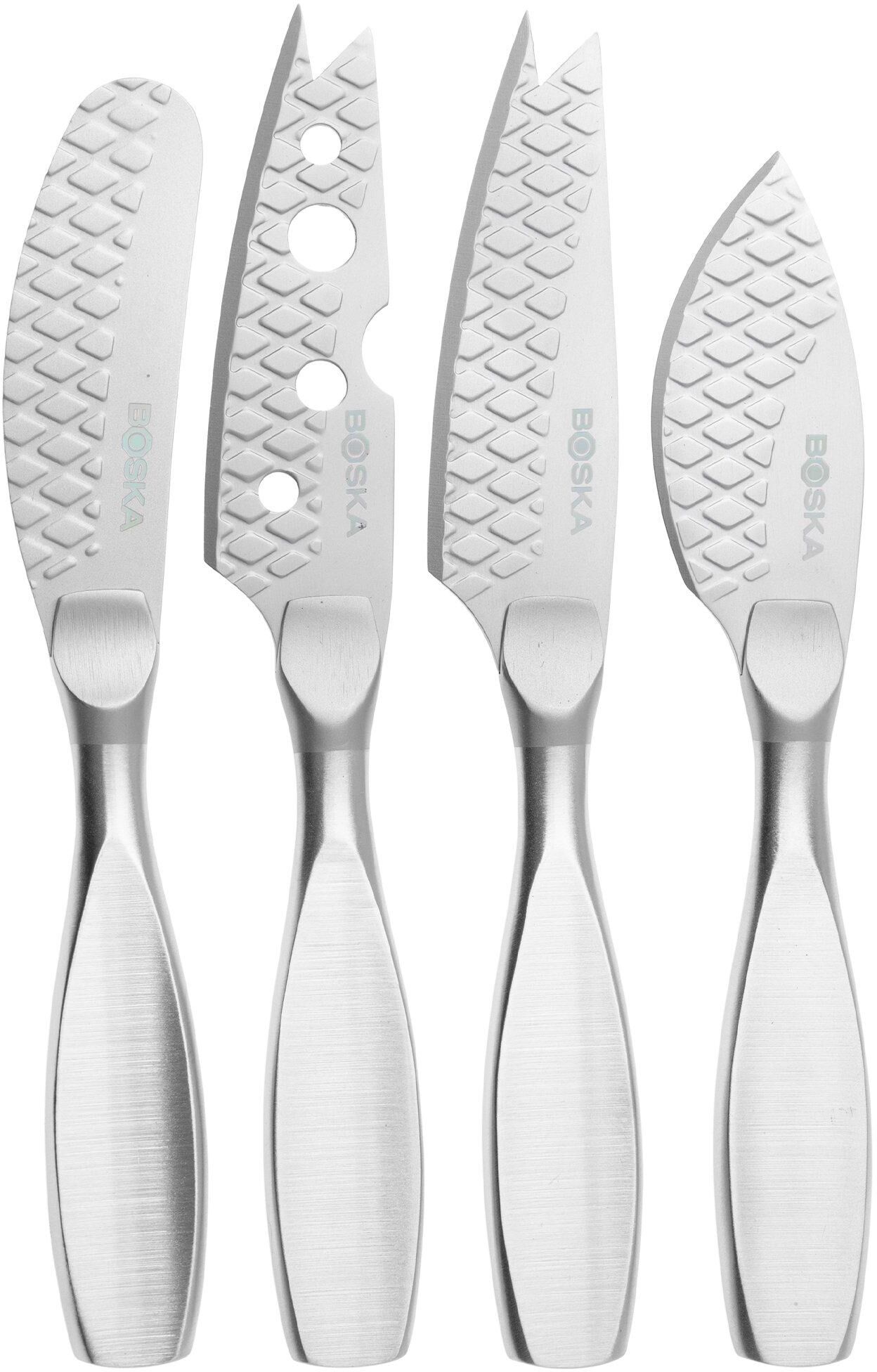 Boska Monaco+ Cheese Knife Set Small 307096 conjunto de 4 facas para queijo