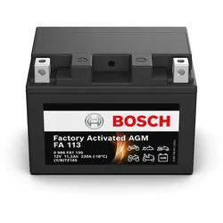 Motorradbatterie BOSCH 0 986 FA1 130 AGM 12V 11,2Ah 220A FA113