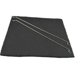 Air2Go LongLife Aktivkohlefilter Whirlpool ACC0000458, Dunstfilter, Schwarz
