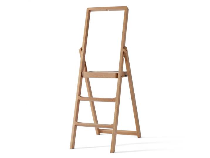 Design House Stockholm - Step Klappleiter, Eiche gebeizt