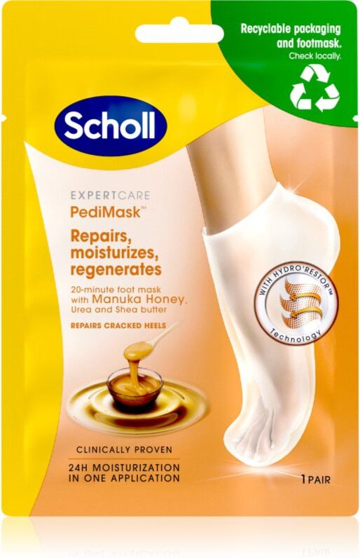 Scholl Pedimask™ Manuka Honey deep nourishing mask for legs 1 pair