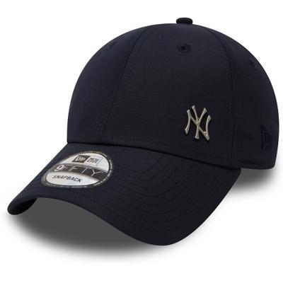 Baseball Cap NEW ERA, Herren, blau (navy), Web, Baumwollmischung, unifarben, Caps, mit Label und Logostickerei, aus Baumwollmischung