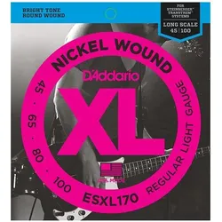 D'Addario ESXL170 (E-Bass, 0.10"), Saiten