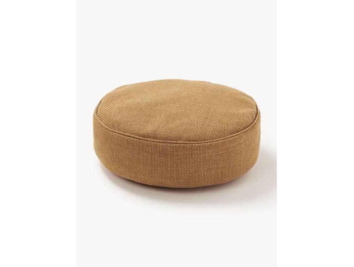 Coussin rond décoratif avec passepoil Aya