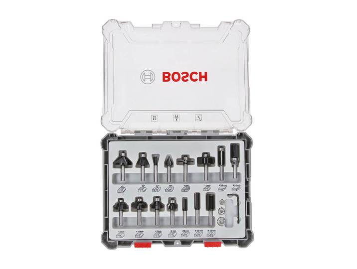 Bosch Professional Router Fräser Set 15 tlg.