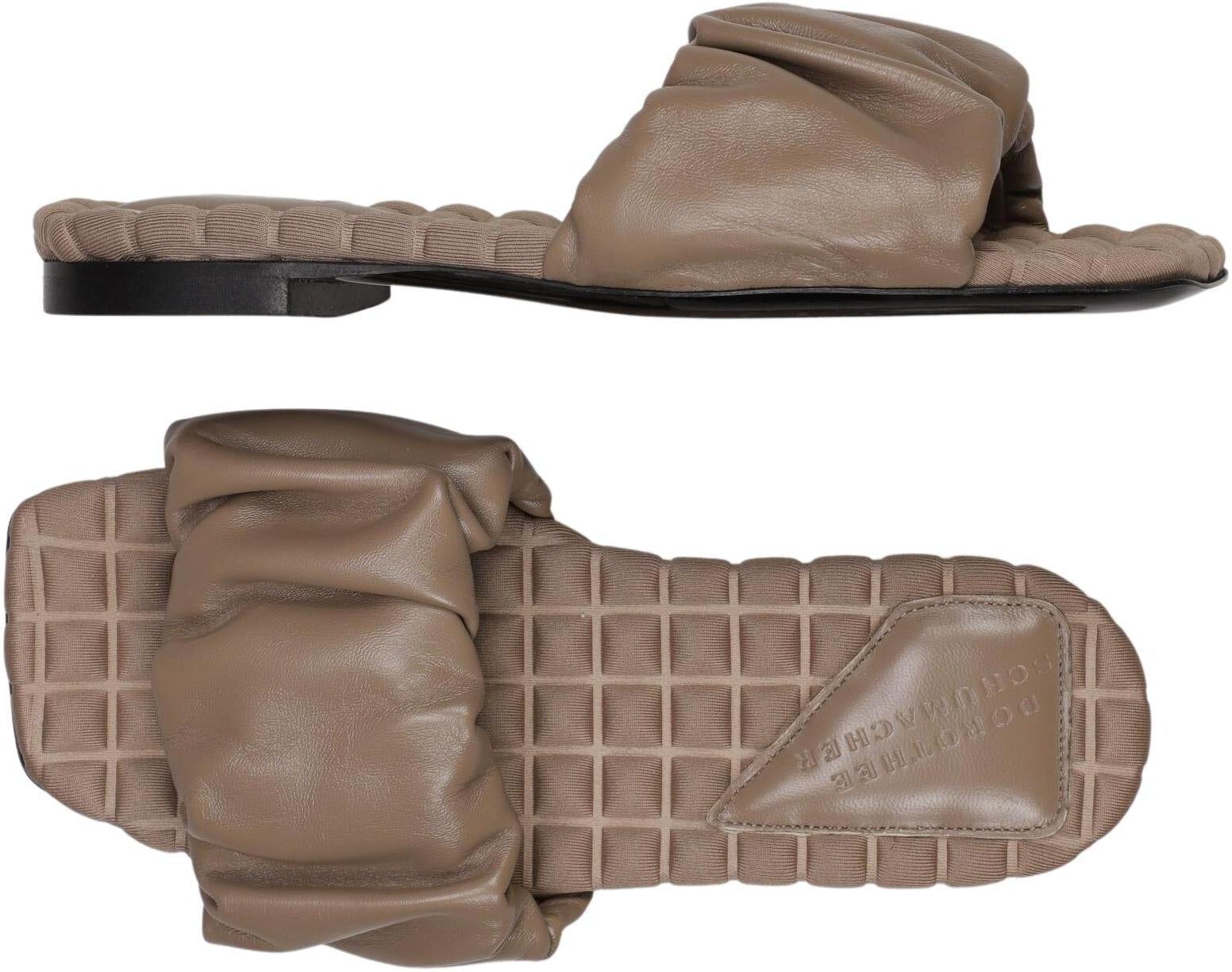 Dorothee Schumacher Damen Sandalen, Beige, Gr. EU 37, kein / Etikett - Second Hand