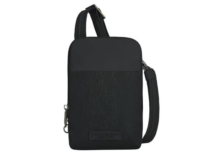 Travelon Metro anti-diefstal stadiontas, mini-crossbodybag, Zwart, One Size