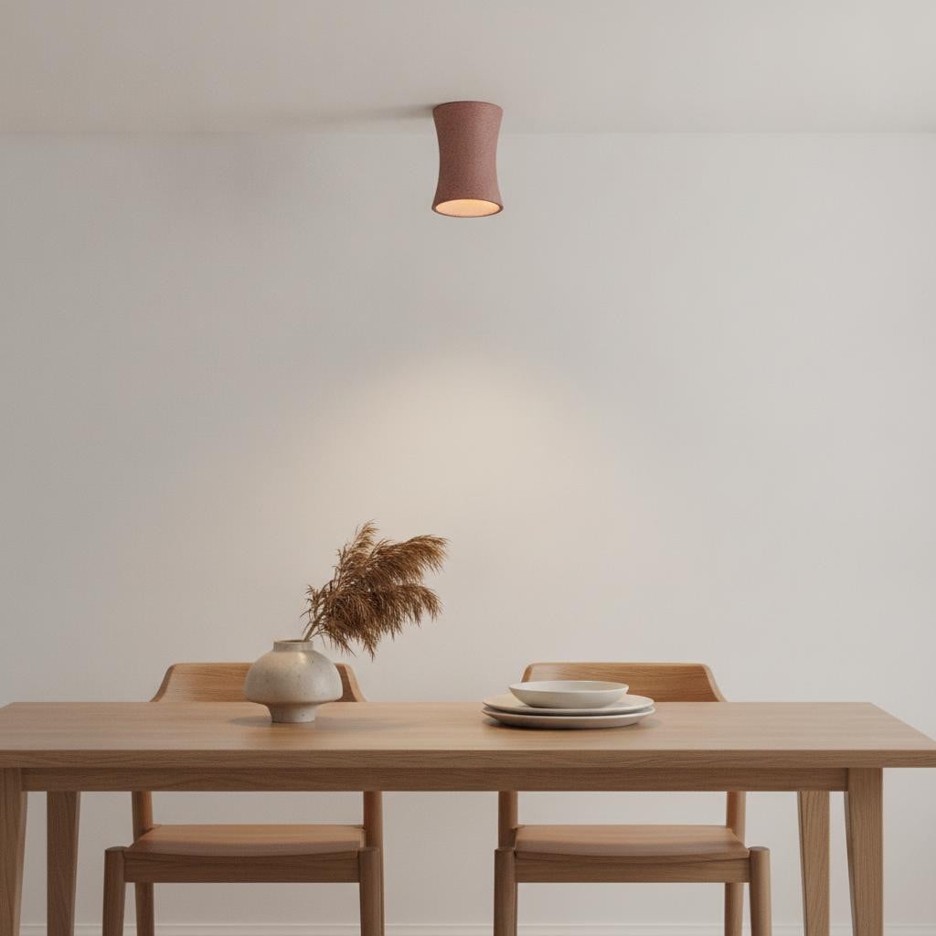 Lyora Plafondlamp Pelia Rood