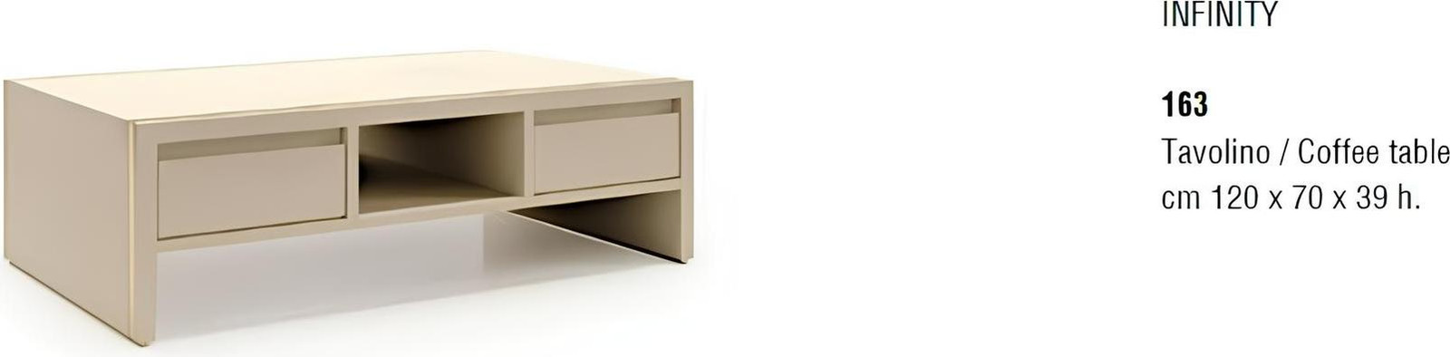 Bizzotto Luxe Houten Salontafel en Consolestaal met Italiaans Design