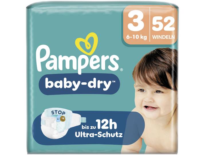 Pampers Baby Dry Grösse 3 52 Stück