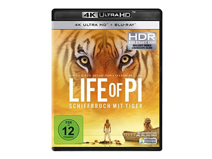 Life of Pi - Schiffbruch mit Tiger (4K Ultra HD) (+ Blu-ray)