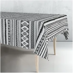 Exma, Tischdecke, Schwarze und weisse Gummirolle 1,40 x 25 m (100 x 140 cm)