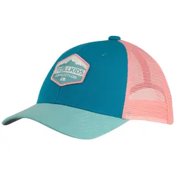 Trollkids Kinder Femund Trucker Cap - 48-52 - harbor blue/peony rose