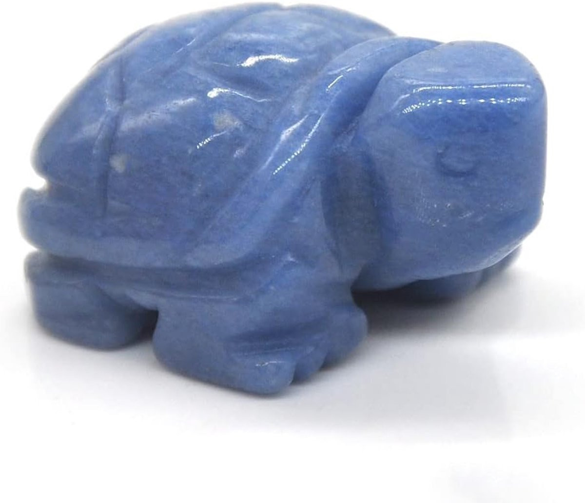 Set van 5 blauwe aventurijn schildpad standbeeldjes voor huisdecoratie