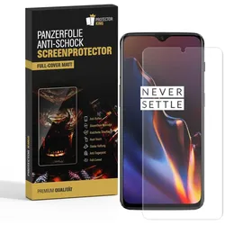 4x Panzerfolie für OnePlus 7 FULL COVER Displayschutzfolie ANTI-SCHOCK HD MATT