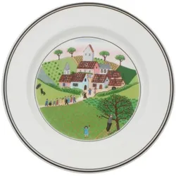 Villeroy & Boch Brotteller Heirat Design Naif, Teller, Mehrfarbig
