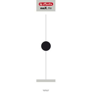Herlitz maX.file weiß 60x290 Ordner Rückenschilder, 10 Stück