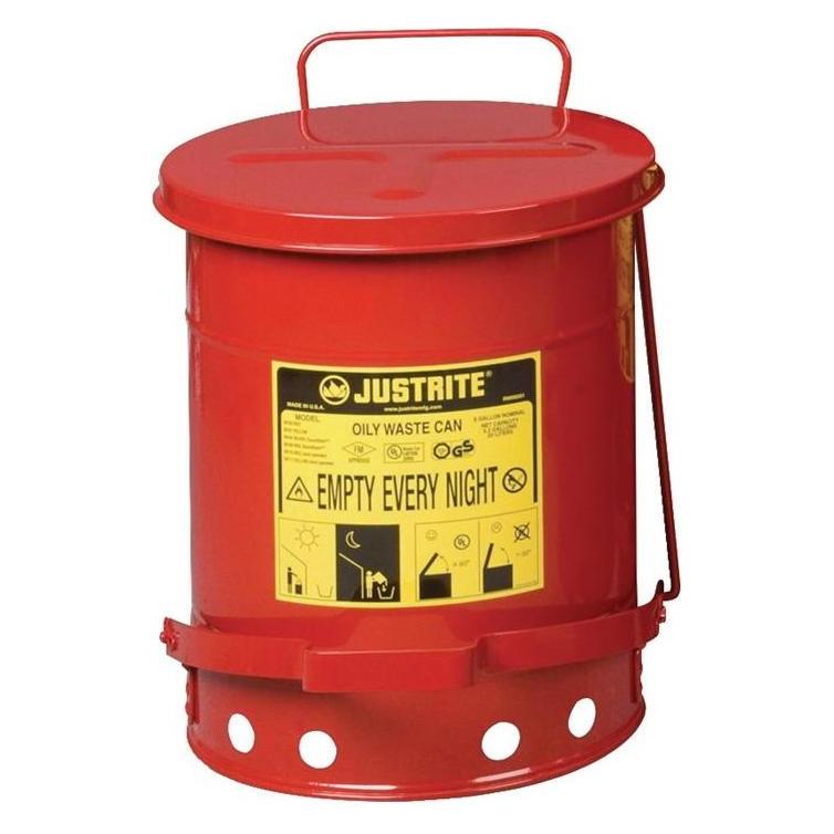 asecos Sicherheitssammelbehälter 52 l Stahlblech D410xH510mm (18426)