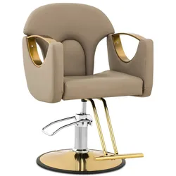 physa Friseurstuhl mit Fußstütze - 53 - 64 cm - 180 kg - Beige