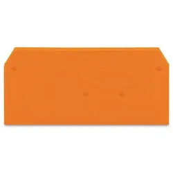 Wago 280-309 Abschluss- und Zwischenplatte,2,5 mm dick,orange 280309  - 25 Stück