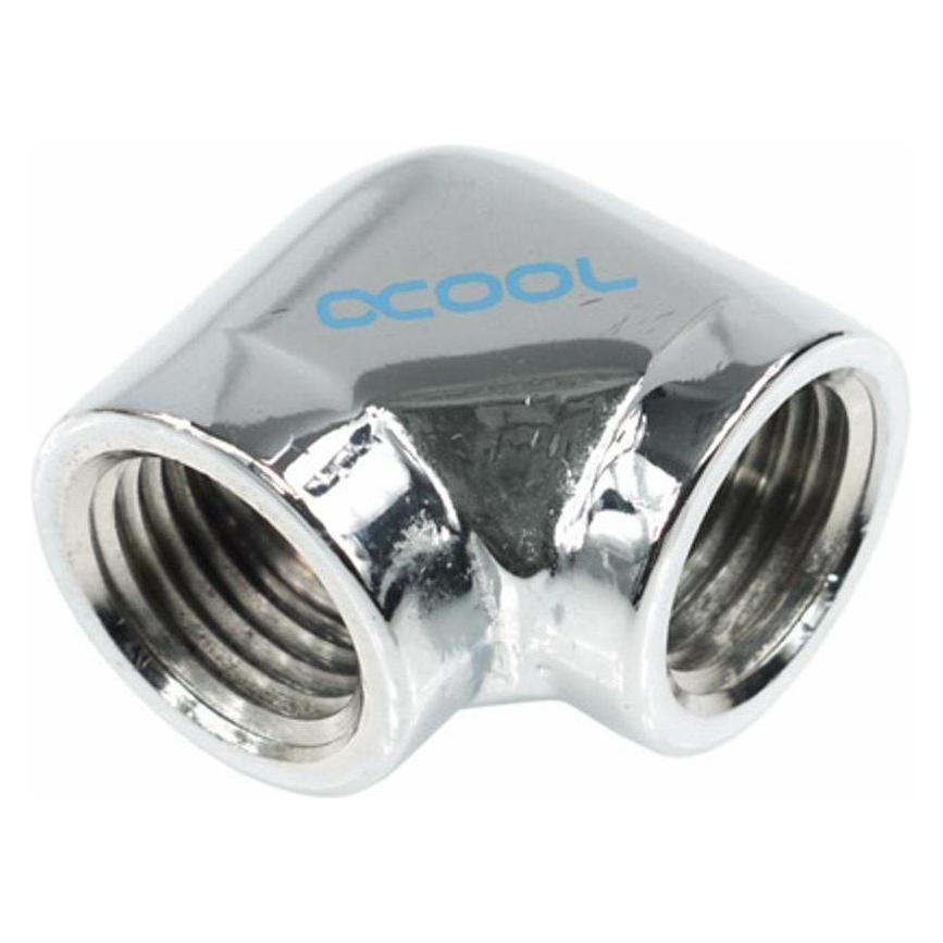Alphacool HF L-Verbinder G1/4 IG auf G1/4 IG Chrome (17041)