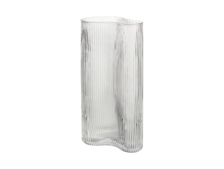 Asymmetrische vase klar H30cm