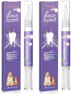 Inspired Finds Pet Dental Care Gel Pen For Dogs & Cats With Fresh Breath Formula 2pcs