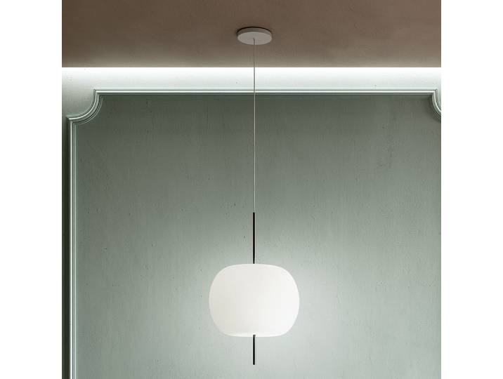 Kushi 33 Pendelleuchte schwarz - KDLN - Wohnzimmer - Design - Glas - Kugel