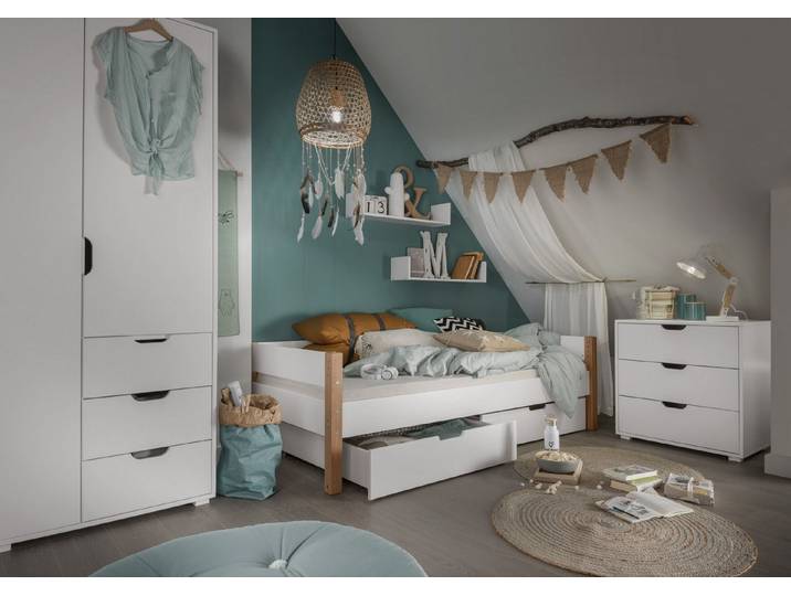 Wohnglücklich Kinderkleiderschrank Fantasycolor
