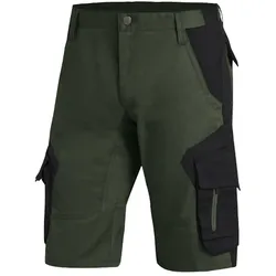 Arbeitsshorts "WULF" - 56 - oliv/schwarz