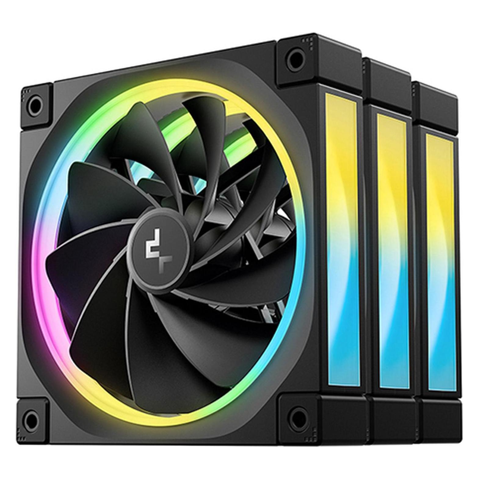 Deepcool FL12R Reverse 3in1 120x120x25 Black (120 mm, 3x) (R-FL12R-BKAPN3-G)