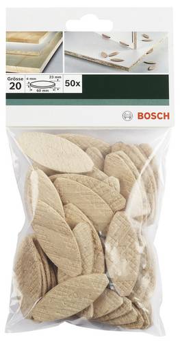 Bosch Accessories 2609256602 Flachdübel 60mm 4mm 50St.