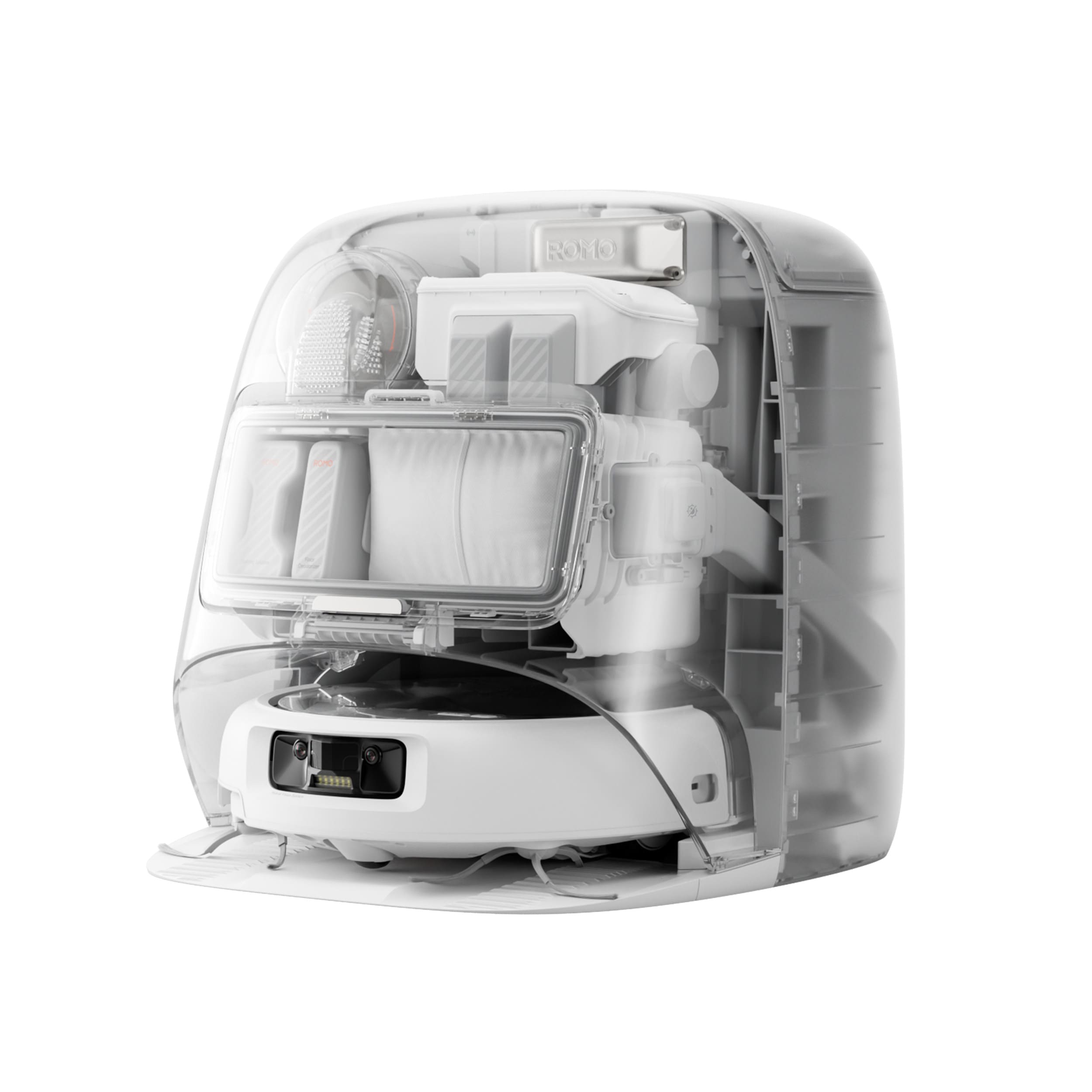 DJI ROMO P Staubsauger-Roboter mit Absaug- und Reinigungsstation 25.000 Pa CP.CR.00000052.01