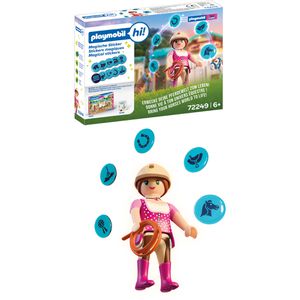 playmobil Spielset hi, Magische Sticker 72127, ab 6 Jahre, Reiterhof, 5 Teile