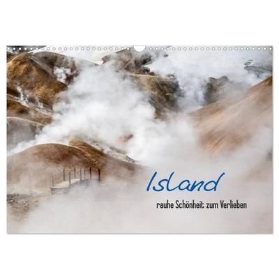 Island - rauhe Schönheit zum Verlieben (Wandkalender 2026 DIN A3 quer), CALVENDO Monatskalender