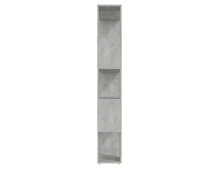 MEUBLE DE SEJOUR Gris - MODE Bibliothèque salon - de séparation Gris béton 80x24x155 cm Nettoyer facile_09_3684