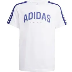 ADIDAS Kinder Shirt Codes Collegiate Graphic Kids, Größe 128 in Weiß Weiß