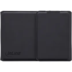 InLine  Faltbare Bluetooth Tastatur mit Touchpad, schwarz (DE, Kabellos), Tastatur, Schwarz