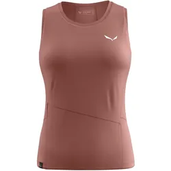 Salewa, Damen, Funktionsshirt, PUEZ SPORTY DRY Damen TANKT (L), Braun, Pink, L