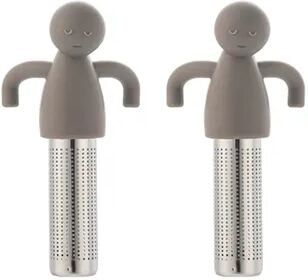 Inspire Daily Merch Cute Creative Tea Infuser Set High quality Silicone Spice Infuser dark Grey