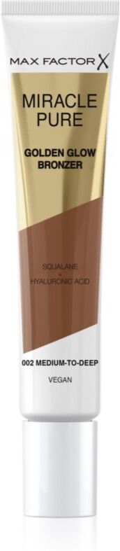 Max Factor Miracle Pure cream bronzer with a brightening effect shade 002 Medium to Dark 15 ml