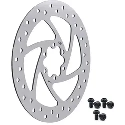 Bremsscheibe 120mm 6H Silber fuer Cecotec Outsider/Bongo Serie A