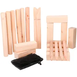 Eddy Toys Kubb-Wurfspiel aus Holz ab 6 Jahre