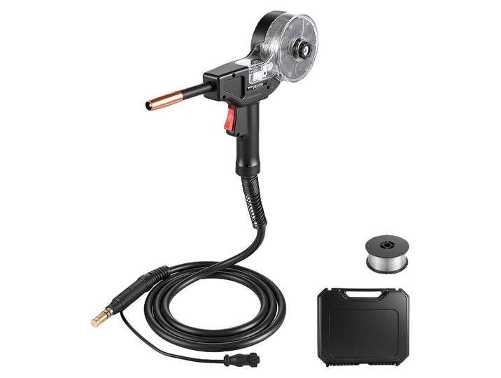 Torche de soudage MIG VEVOR 130A avec câble de 3 m\, pistolet de soudage MIG avec 11 buses de rechange et soudure en double V\, accessoires de soudage professionnels compatibles avec le Lincoln Magnum 100SG K2532-1\, poste de soudage sous gaz protecteur pour atelier