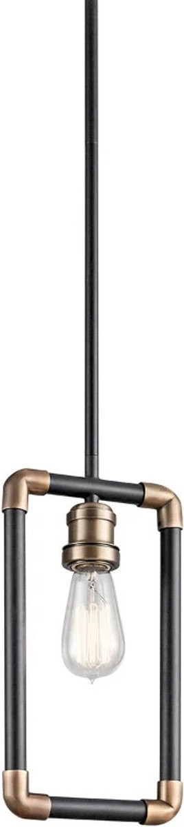 Elstead Lighting Landelijke Hanglamp Metaal Zwart E27