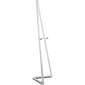 Sprintis Staffelei Aluminium, mit Tragetasche, weiß, klappbar, Höhe gesamt 150 cm, Bildhöhe bis 119 cm