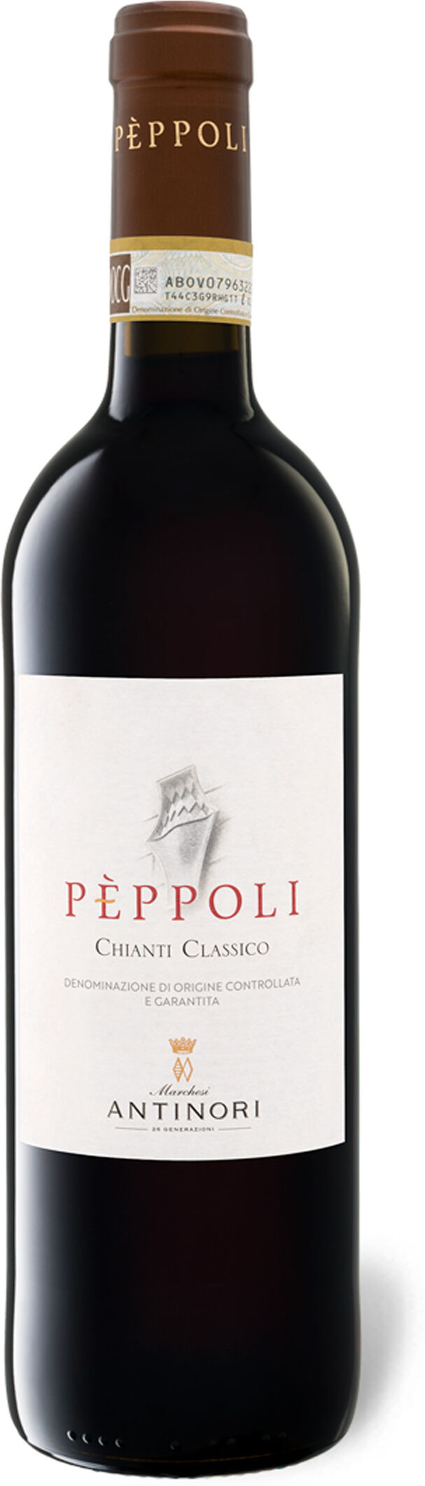 MARCHESI ANTINORI Pèppoli Chianti Classico DOCG trocken, Rotwein 2024