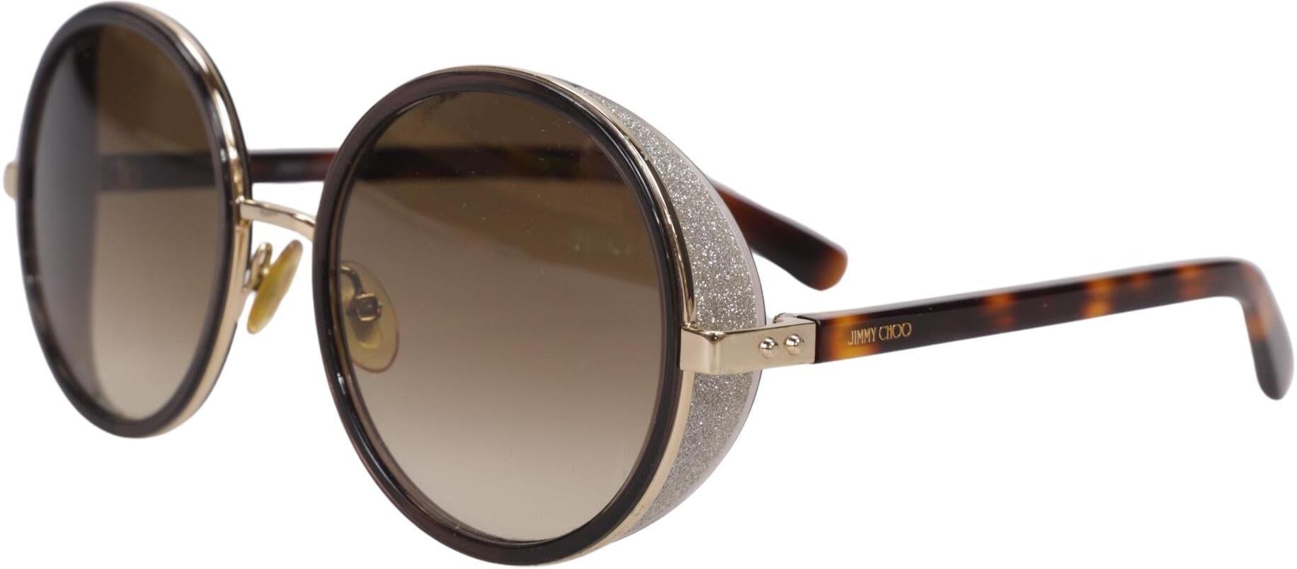 Jimmy Choo Damen Sonnenbrille, Gold - Second Hand