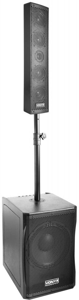 Sistema Som Amplificado Full Range 750W (VX1200) - VONYX