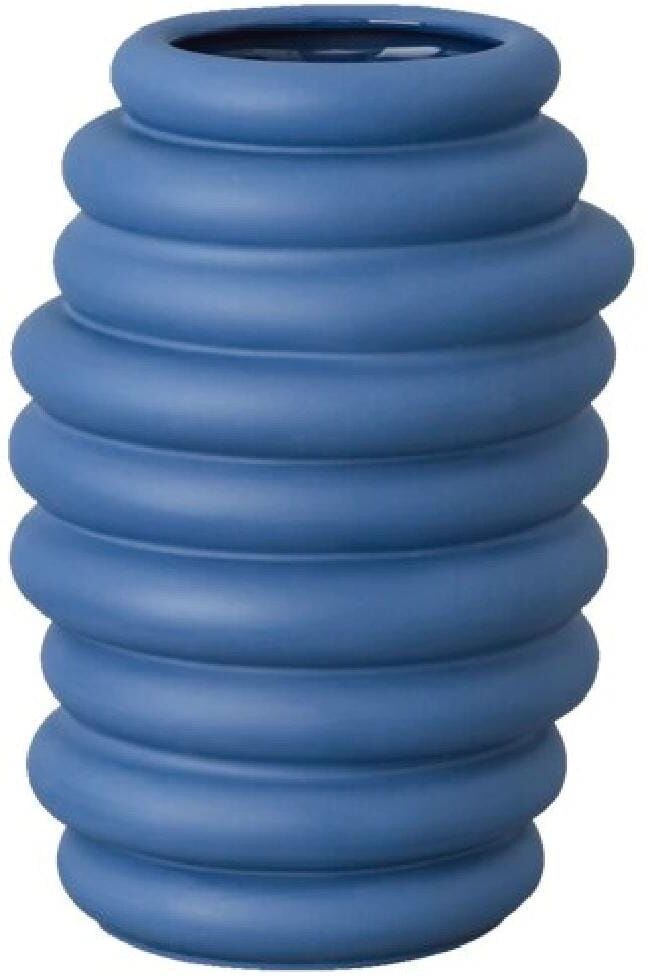 Tischvase ROSENTHAL "Hop 14 cm", blau, H:14cm, Keramik, Vasen, Tischvase blau B/H/T: 14cm